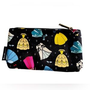 Disney Black and Multi-Color Princess Cosmetic Bag
